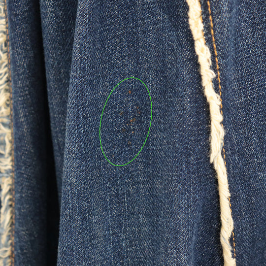 Christian Dior skirt cotton 100% Indigo Women 36 Used Authentic