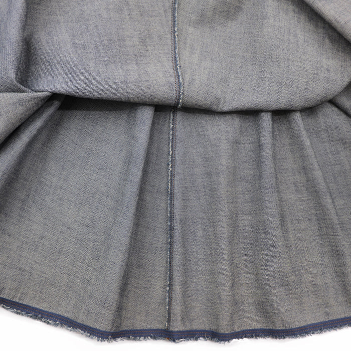 Christian Dior skirt cotton 100% Indigo Women 36 Used Authentic