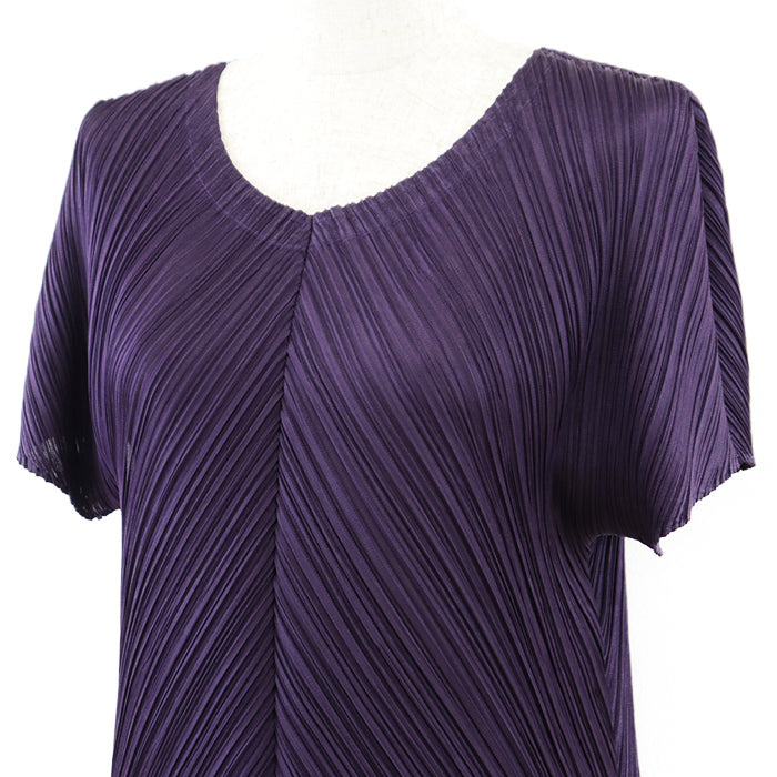 PLEATS PLEASE Tunic [Outer material] 100% polyester purple PP13-JT656 Women 3 Used Authentic