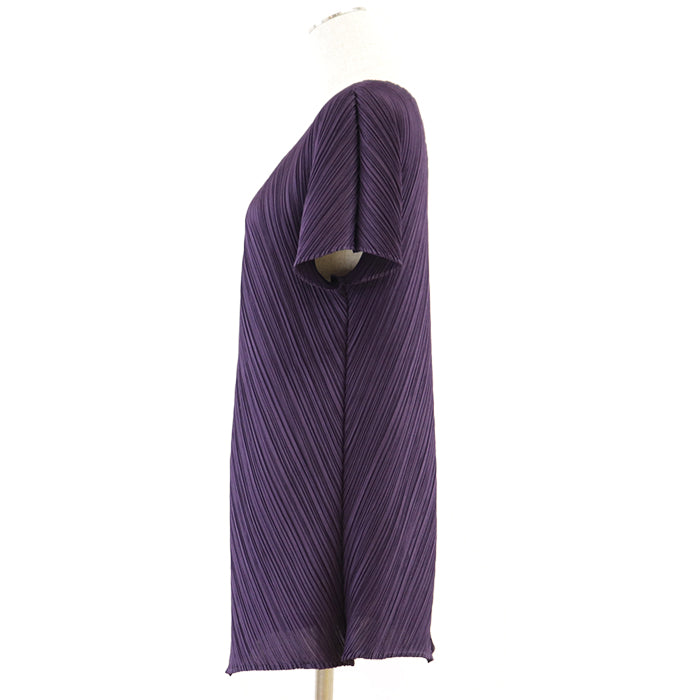 PLEATS PLEASE Tunic [Outer material] 100% polyester purple PP13-JT656 Women 3 Used Authentic