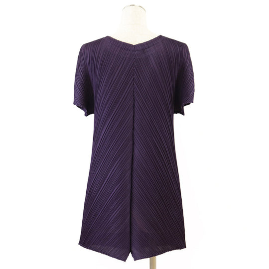 PLEATS PLEASE Tunic [Outer material] 100% polyester purple PP13-JT656 Women 3 Used Authentic
