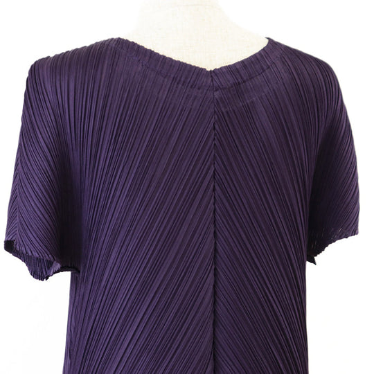 PLEATS PLEASE Tunic [Outer material] 100% polyester purple PP13-JT656 Women 3 Used Authentic