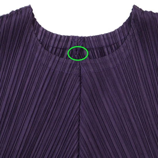 PLEATS PLEASE Tunic [Outer material] 100% polyester purple PP13-JT656 Women 3 Used Authentic