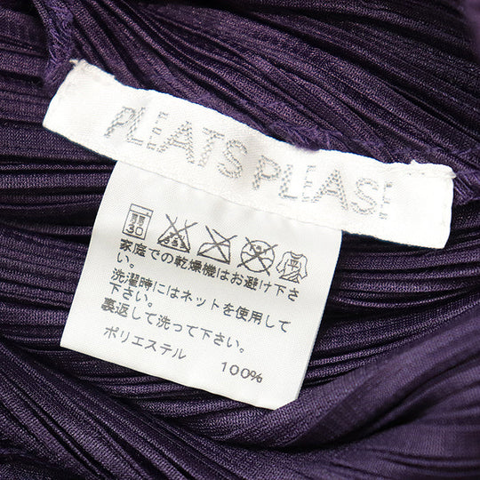 PLEATS PLEASE Tunic [Outer material] 100% polyester purple PP13-JT656 Women 3 Used Authentic