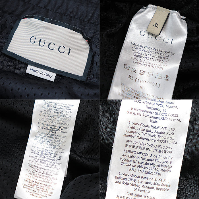 GUCCI Pants [Outer material] 55% polyester, 45% cotton [Lining] 100% polyester black mens XL Used Authentic