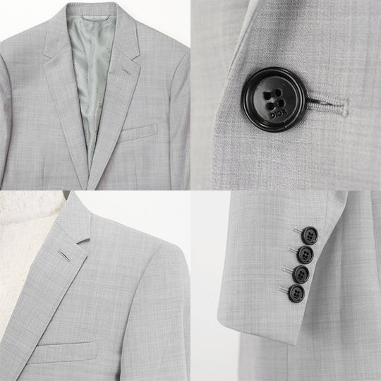 Dior suit [Outer material] 100% wool [Lining] 100% cupra Light gray 633C720A5719 mens 46 C Used Authentic