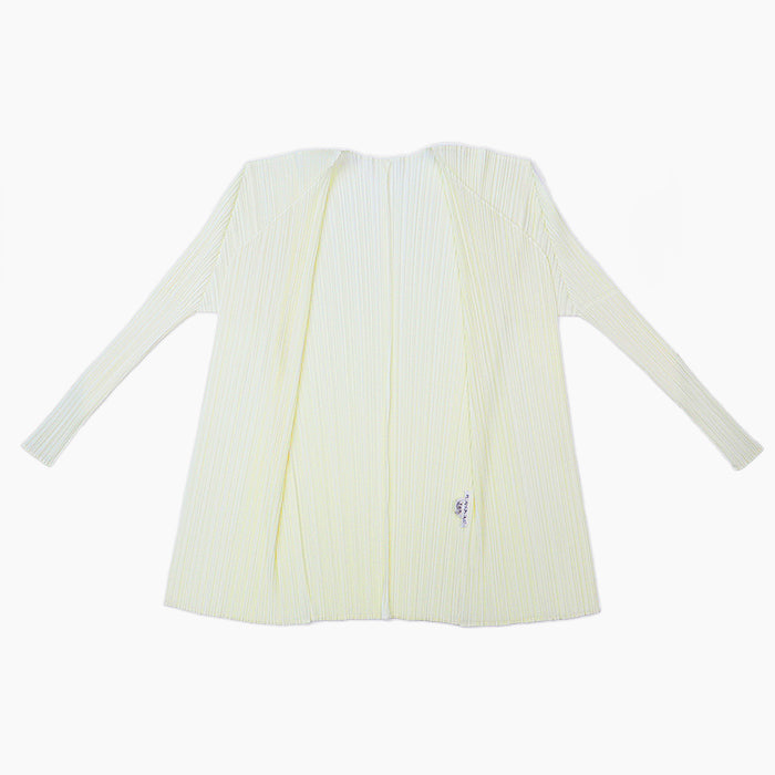 PLEATS PLEASE cardigan polyester Lemon yellow PP05-JO001 3