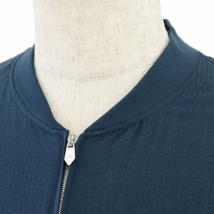 HERMES Blouson [Outer fabric] 100% cotton [Other fabric] 95% cotton, 5% polyurethane Blue type mens Used Authentic
