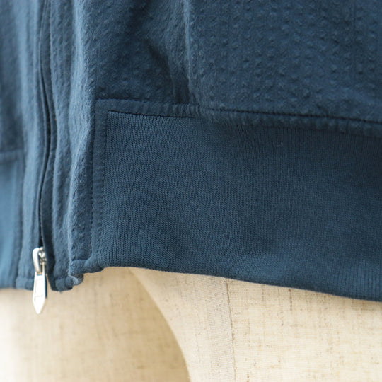 HERMES Blouson [Outer fabric] 100% cotton [Other fabric] 95% cotton, 5% polyurethane Blue type mens Used Authentic