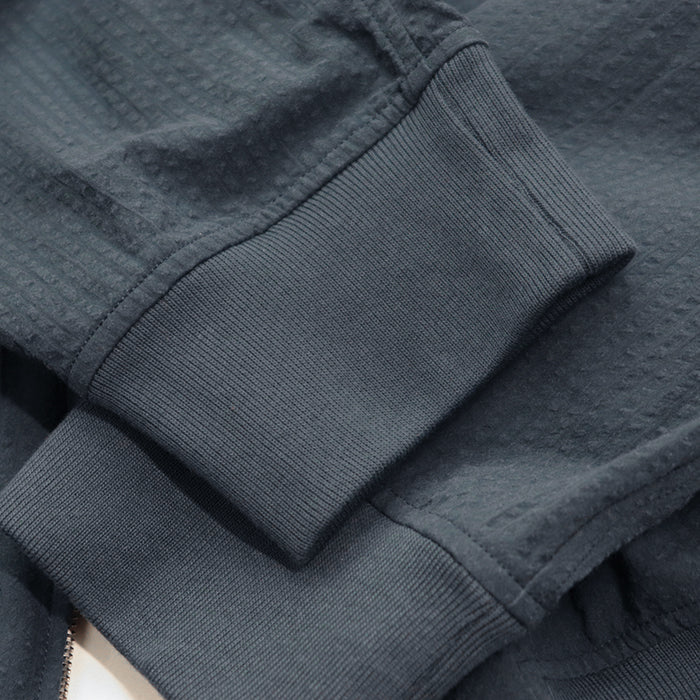 HERMES Blouson [Outer fabric] 100% cotton [Other fabric] 95% cotton, 5% polyurethane Blue type mens Used Authentic