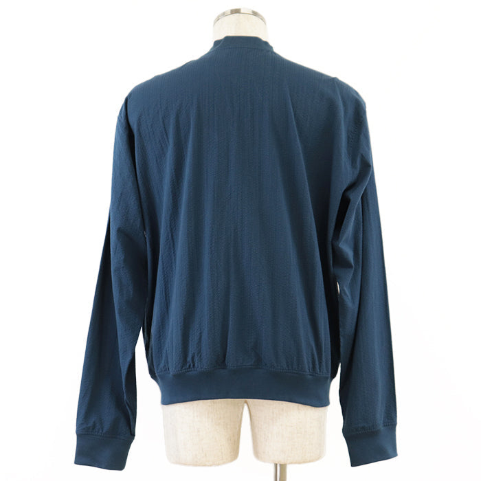 HERMES Blouson [Outer fabric] 100% cotton [Other fabric] 95% cotton, 5% polyurethane Blue type mens Used Authentic