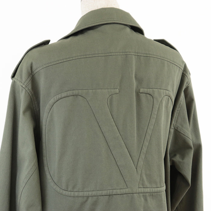 Valentino Blouson [Outer material] 100% cotton [Lining] 100% cotton [Filling] 70% rayon, 30% polyester olive 40