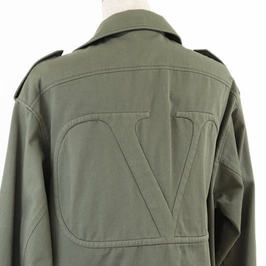 Valentino Blouson [Outer material] 100% cotton [Lining] 100% cotton [Filling] 70% rayon, 30% polyester olive 40