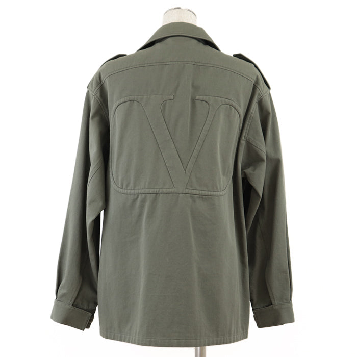 Valentino Blouson [Outer material] 100% cotton [Lining] 100% cotton [Filling] 70% rayon, 30% polyester olive 40