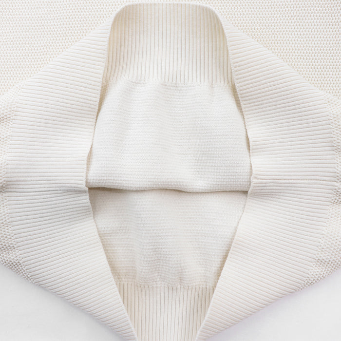 CHANEL Cut cotton 100% Ivory P53691 Women 36 Used Authentic