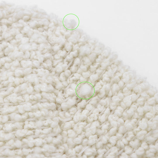 PRADA knit 60% virgin wool, 15% mohair, material: 2% cotton Ivory P25L98 S232 13CS Women 38 Used Authentic