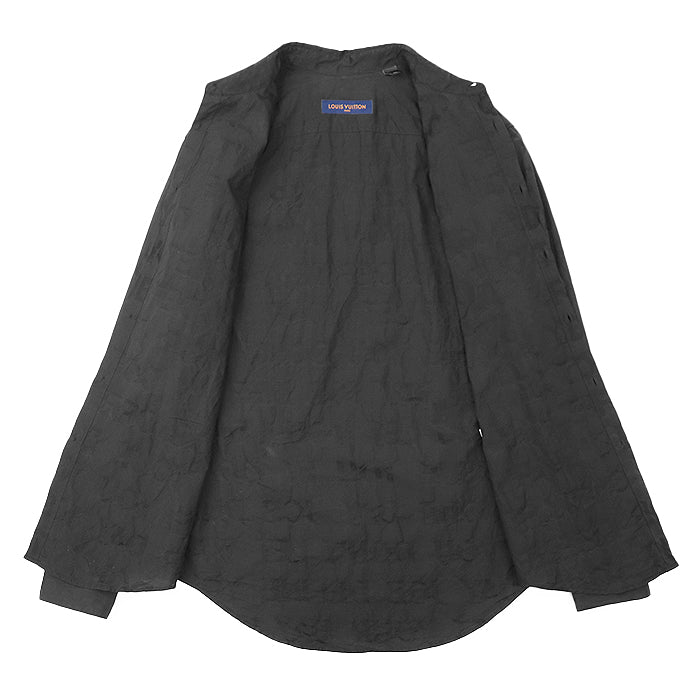 LOUIS VUITTON Long sleeve shirt RM212M ET5 HLS17W cotton black XL