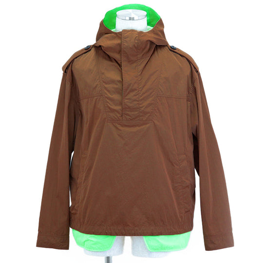 Dior Blouson 100% nylon, embroidery: 50% polyester, 50% rayon; trimming: 100% polyester Brown Neon Green 283C402A5525 mens 52 Used Authentic