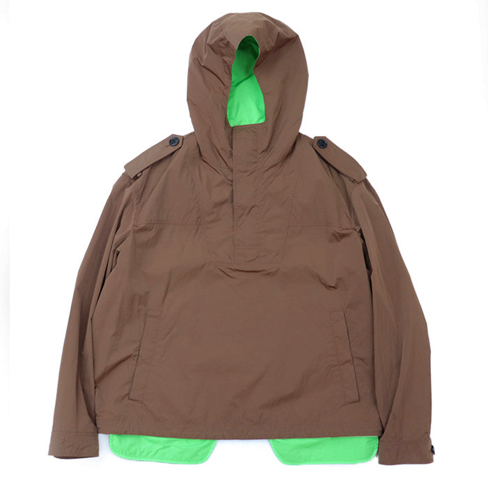 Dior Blouson 100% nylon, embroidery: 50% polyester, 50% rayon; trimming: 100% polyester Brown Neon Green 283C402A5525 mens 52 Used Authentic