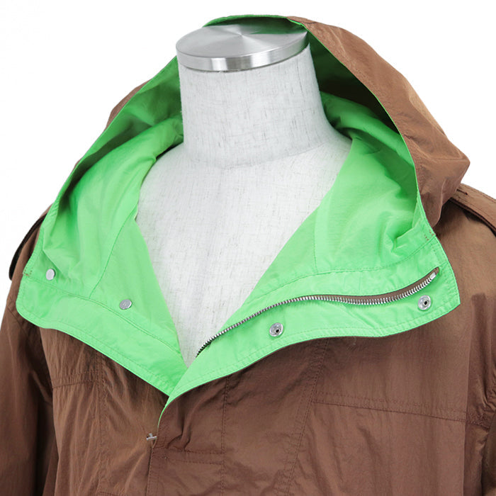 Dior Blouson 100% nylon, embroidery: 50% polyester, 50% rayon; trimming: 100% polyester Brown Neon Green 283C402A5525 mens 52 Used Authentic