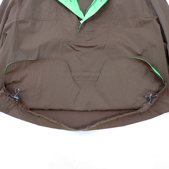 Dior Blouson 100% nylon, embroidery: 50% polyester, 50% rayon; trimming: 100% polyester Brown Neon Green 283C402A5525 mens 52 Used Authentic