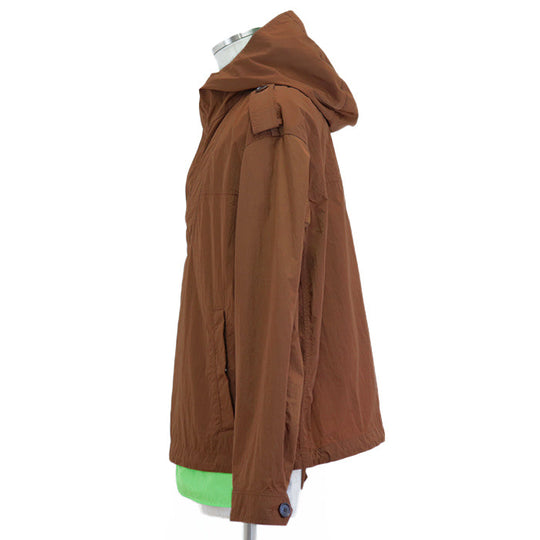 Dior Blouson 100% nylon, embroidery: 50% polyester, 50% rayon; trimming: 100% polyester Brown Neon Green 283C402A5525 mens 52 Used Authentic