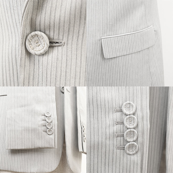 DIOR HOMME Other outerwear [Outer material] 100% wool [Lining] 100% cupra Light gray 183C225A5114 mens 52 Used Authentic