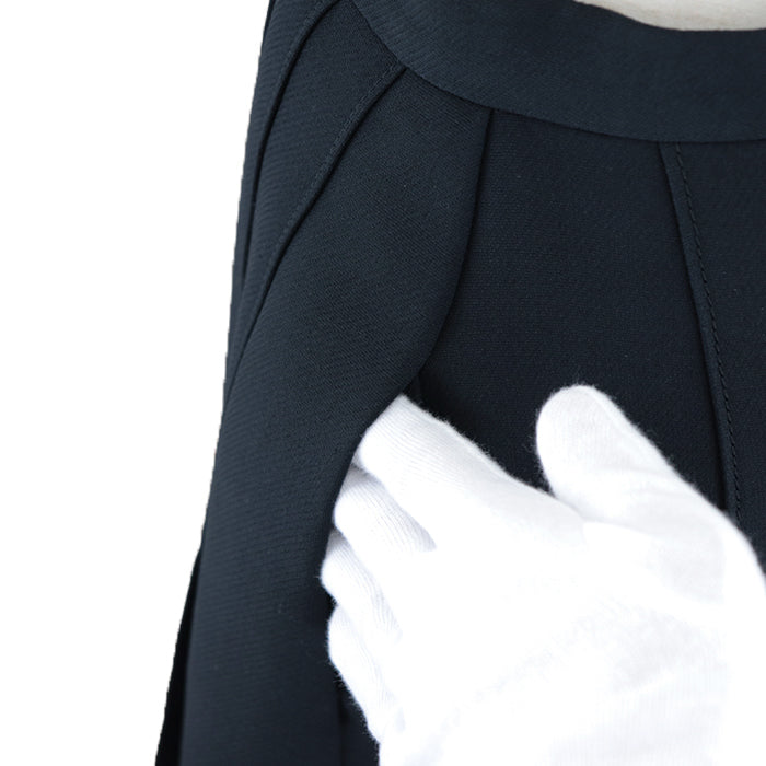 Christian Dior skirt [Outer material] 77% wool, 23% silk [Lining] 100% silk Dark navy 241J27A1166 Women 36 Used Authentic