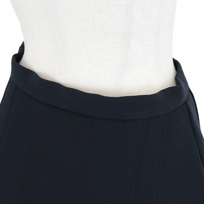 Christian Dior skirt [Outer material] 77% wool, 23% silk [Lining] 100% silk Dark navy 241J27A1166 Women 36 Used Authentic