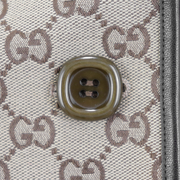 GUCCI coat [Outer material] 71% cotton, 29% polyester [Lining] 100% rayon [Leather part] Sheepskin Beige, Brown 648997 Z8AMP Women 38 Used Authentic