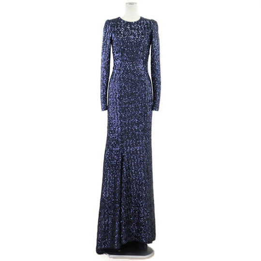 DOLCE&GABBANA one piece silk cotton Navy 38