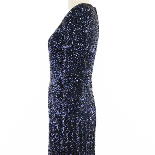 DOLCE&GABBANA one piece silk cotton Navy 38