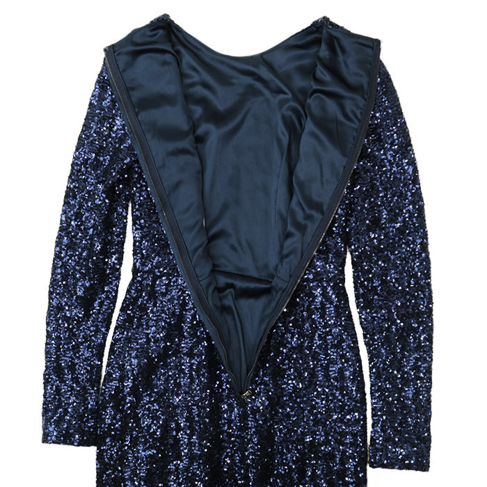 DOLCE&GABBANA one piece silk cotton Navy 38