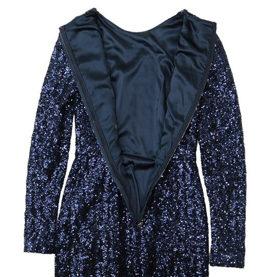 DOLCE&GABBANA one piece silk cotton Navy 38