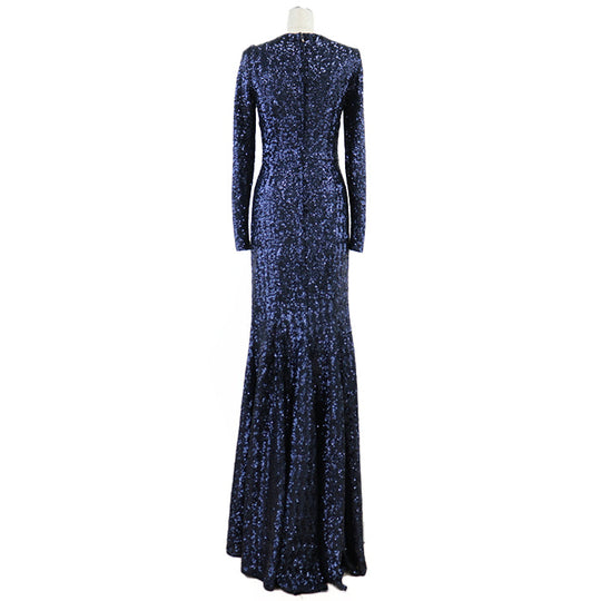 DOLCE&GABBANA one piece silk cotton Navy 38