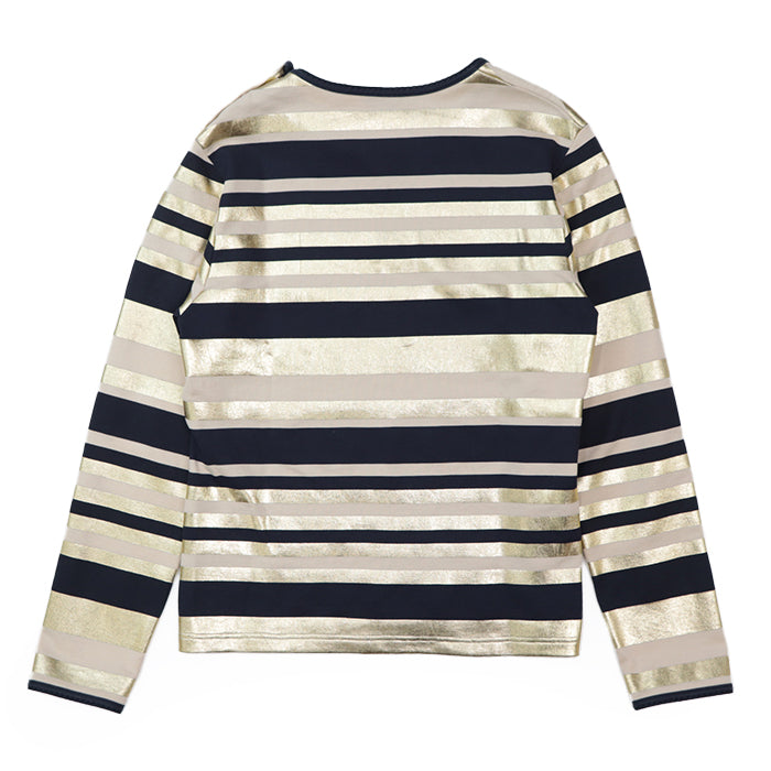 CHANEL Cut [Outer material] 100% cotton Gold Dark Navy Beige Multicolor 18C P57908 Women 36 Used Authentic