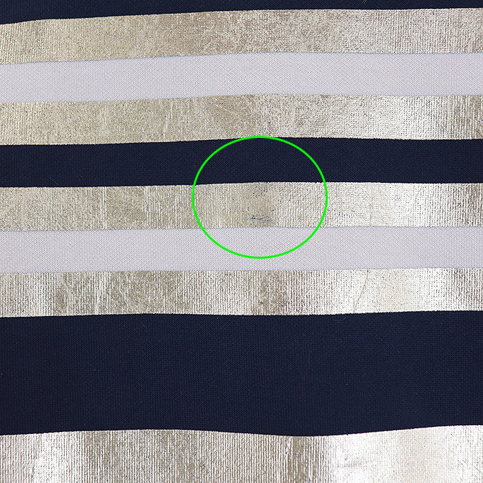 CHANEL Cut [Outer material] 100% cotton Gold Dark Navy Beige Multicolor 18C P57908 Women 36 Used Authentic