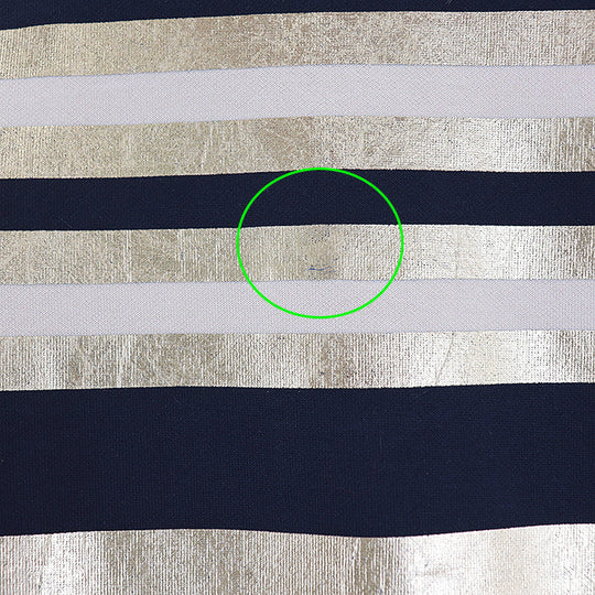 CHANEL Cut [Outer material] 100% cotton Gold Dark Navy Beige Multicolor 18C P57908 Women 36 Used Authentic