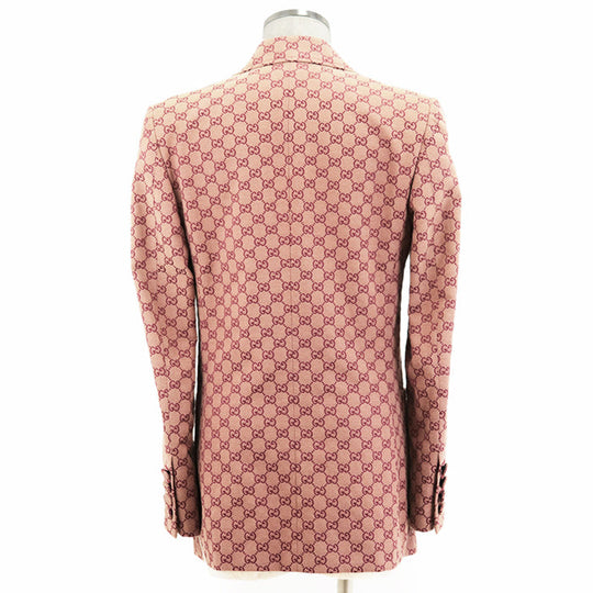 GUCCI Other outerwear [Outer material] 71% cotton, 29% polyester [Lining] 100% rayon, 100% cupra wine-red 563510 ZKU09 mens 46 Used Authentic