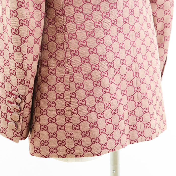 GUCCI Other outerwear [Outer material] 71% cotton, 29% polyester [Lining] 100% rayon, 100% cupra wine-red 563510 ZKU09 mens 46 Used Authentic