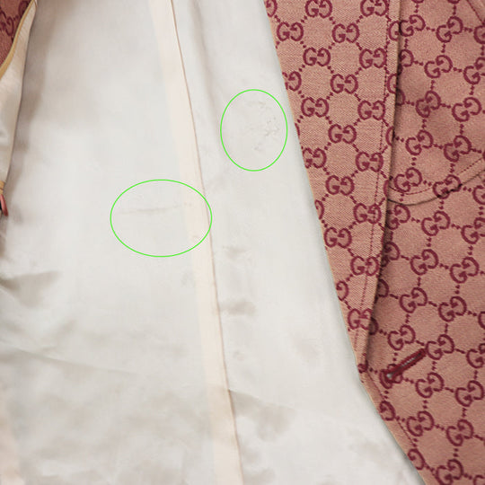 GUCCI Other outerwear [Outer material] 71% cotton, 29% polyester [Lining] 100% rayon, 100% cupra wine-red 563510 ZKU09 mens 46 Used Authentic