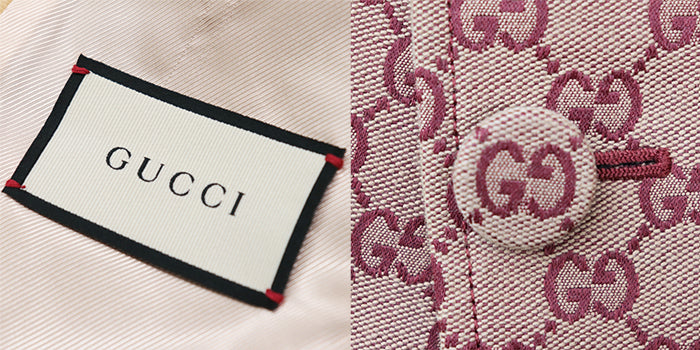 GUCCI Other outerwear [Outer material] 71% cotton, 29% polyester [Lining] 100% rayon, 100% cupra wine-red 563510 ZKU09 mens 46 Used Authentic