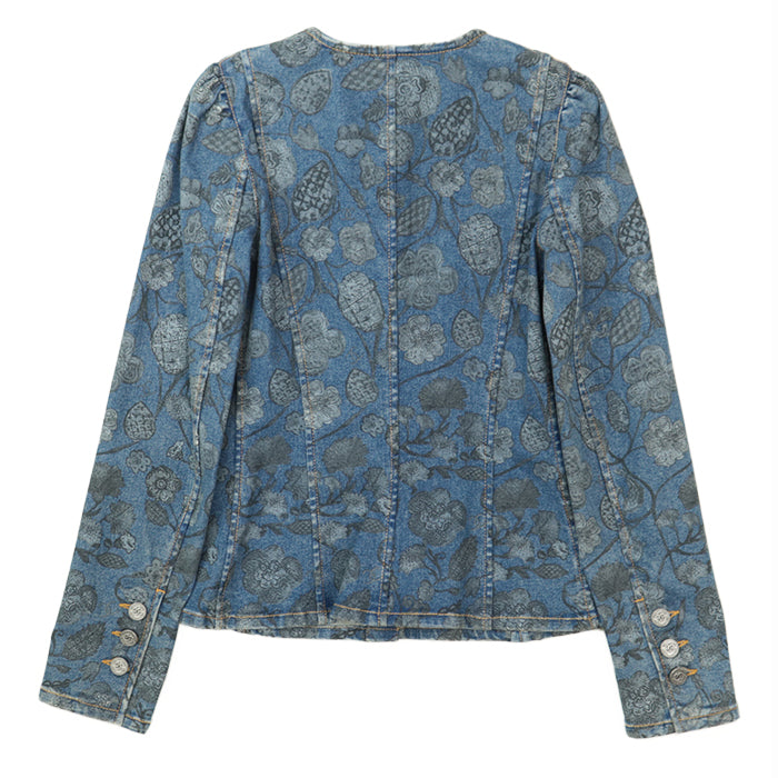 CHANEL Other outerwear 65% polyester, 35% cotton [Outer fabric] 94% cotton, 4% elastomer Light indigo Women 36 Used Authentic