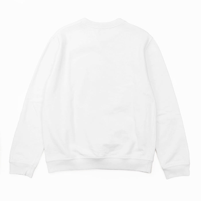 HERMES sweat 100% cotton, decorative parts: 80% nylon, 20% polyurethane [Rib] 90% cotton, 10% polyurethane White, Multicolor mens L Used Authentic