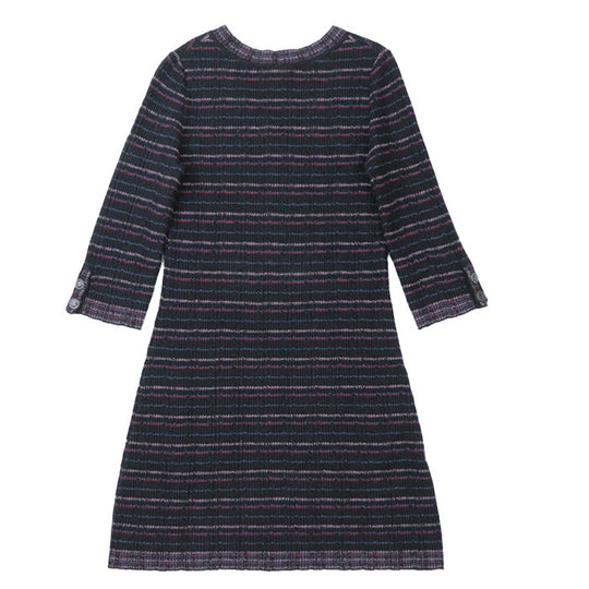 CHANEL one piece [Outer material] 31% wool, 27% alpaca Black multicolor 07A P31798 Karl Lagerfeld period Women 38 Used Authentic
