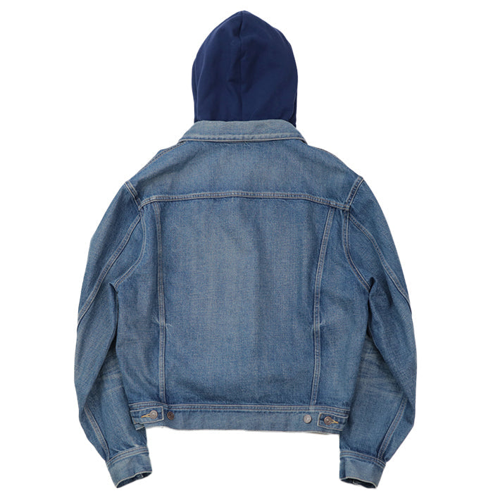 CELINE Blouson [Outer material] 100% cotton Indigo navy 2Q550930F mens L Used Authentic