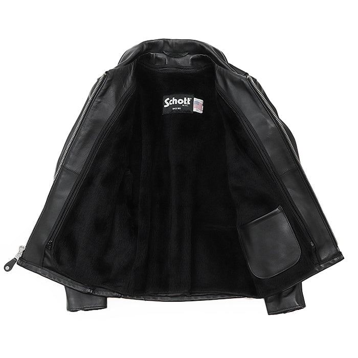 schott Riders jacket Liner vest: 72% acrylic, 28% polypropylene [Outer material] 100% cowhide leather [Lining] 100% polyester black #643 34