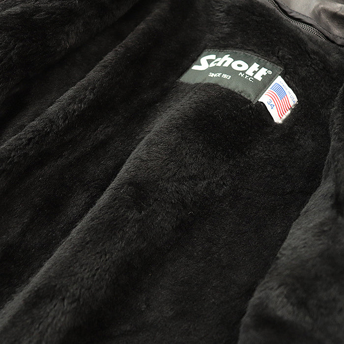 schott Riders jacket Liner vest: 72% acrylic, 28% polypropylene [Outer material] 100% cowhide leather [Lining] 100% polyester black #643 34