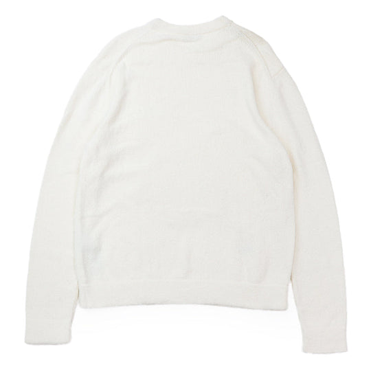 DIOR HOMME sweater Embroidered parts: 70% nylon, 30% polyester Others: 100% polyester Trimming: 50% wool, 50% acrylic [Outer fabric] 68% cotton, 32% nylon Ivory mens M Used Authentic