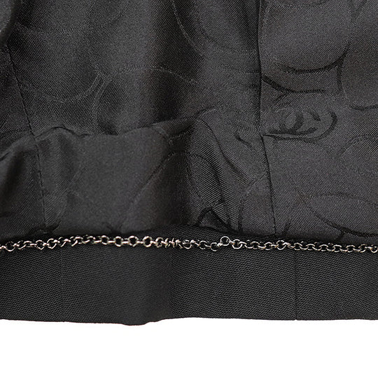 CHANEL Other outerwear [Outer material] 100% wool [Lining] 100% silk black 01P P17432 Women 38 Used Authentic